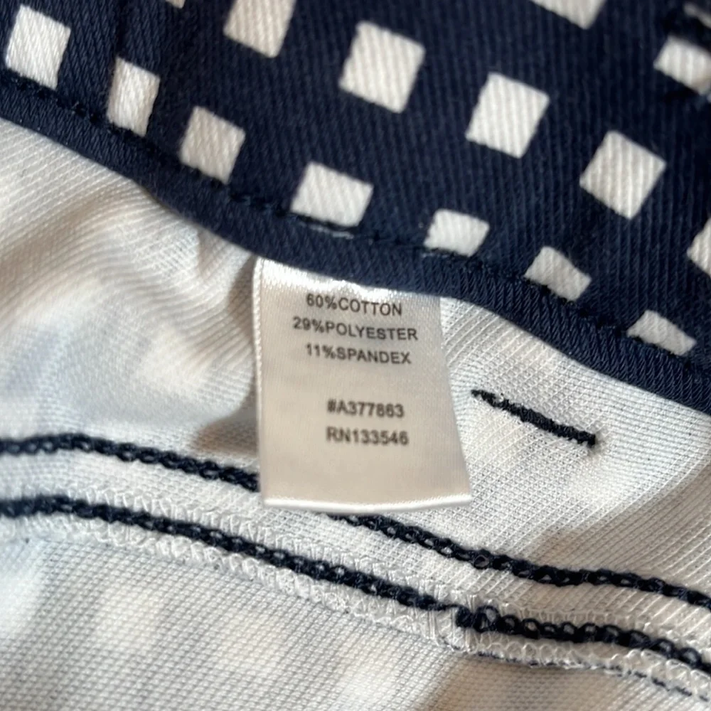 Legacy Navy Checkered Plus Size Pants